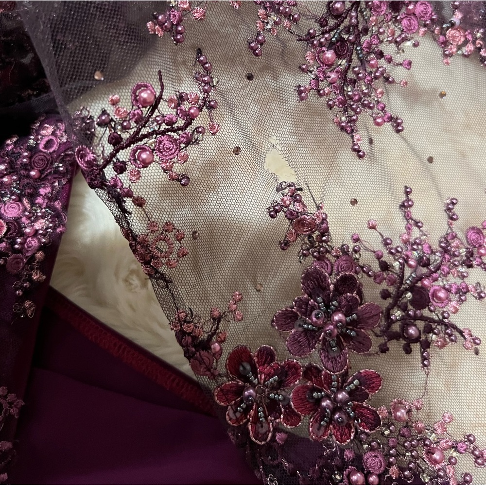 Walter Collection by Walter Mendez Custom Beaded Gown - Picture 16 of 17